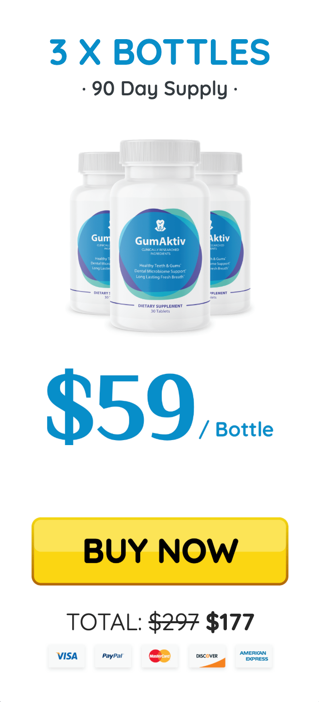 GumAktiv Buy 3 Bottles